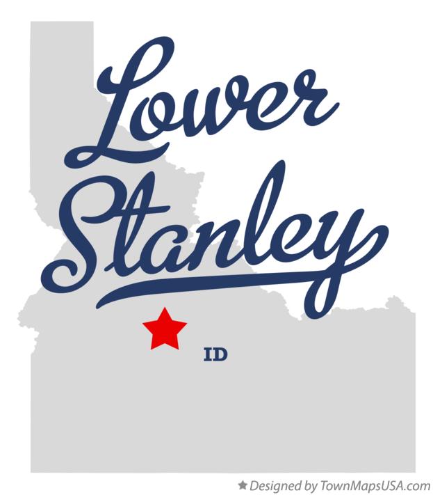 Map of Lower Stanley Idaho ID