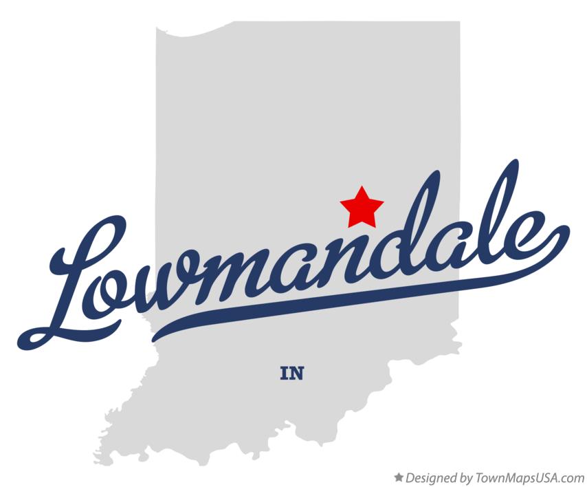 Map of Lowmandale Indiana IN
