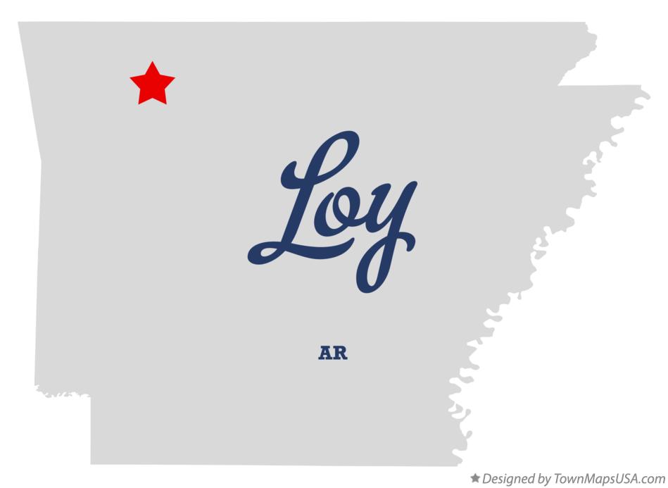 Map of Loy Arkansas AR