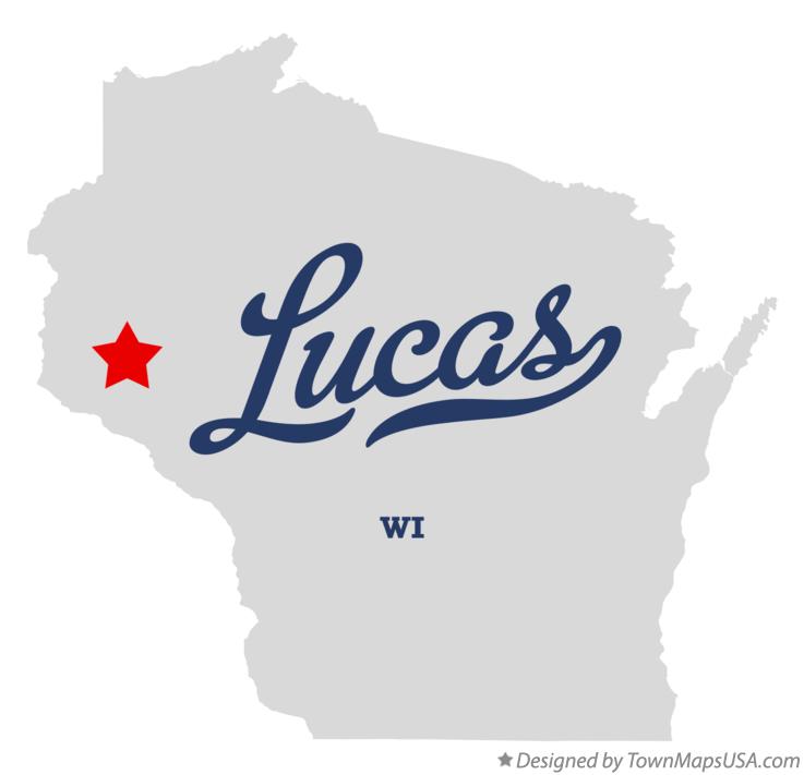 Map of Lucas Wisconsin WI