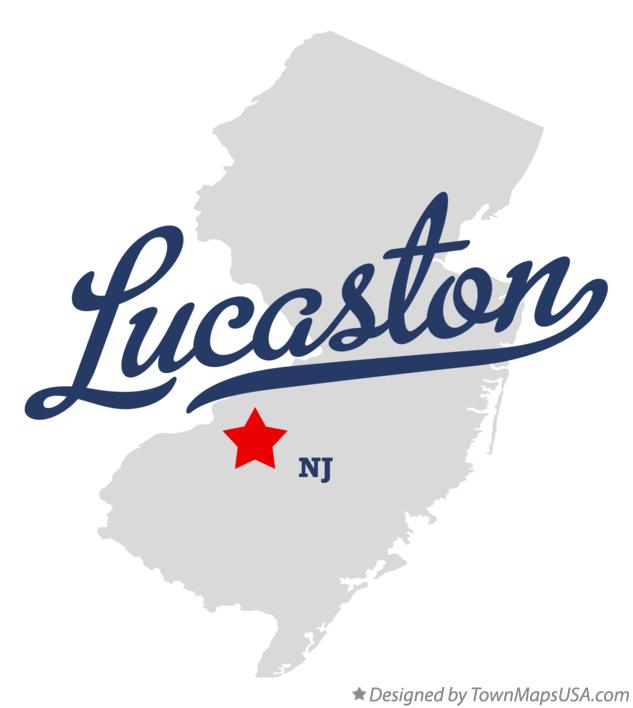 Map of Lucaston New Jersey NJ
