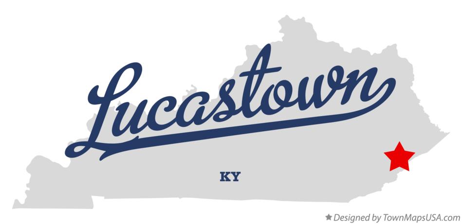 Map of Lucastown Kentucky KY