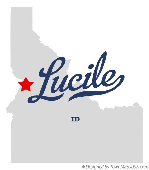 Map of Lucile Idaho ID