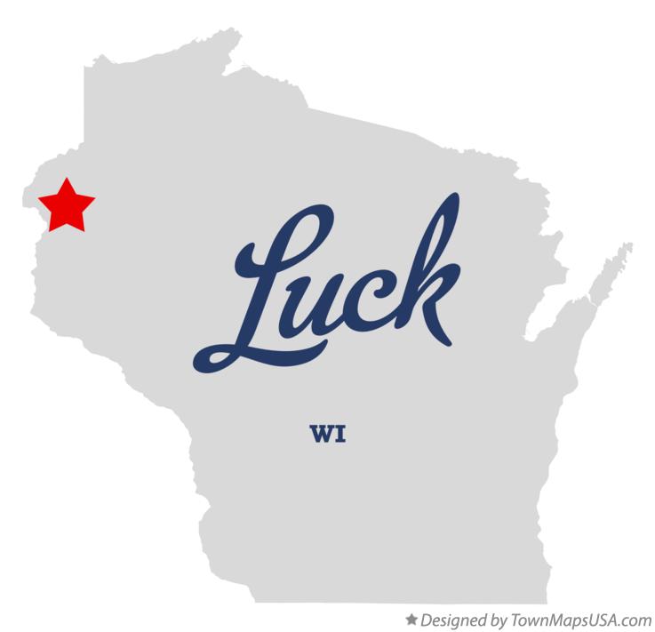 Map of Luck Wisconsin WI