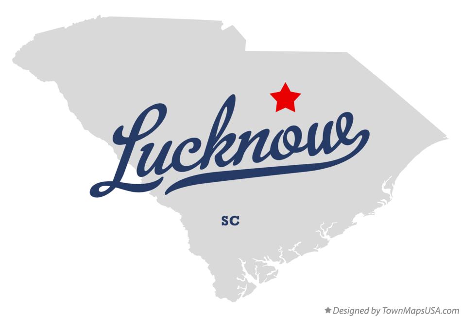 Map of Lucknow South Carolina SC