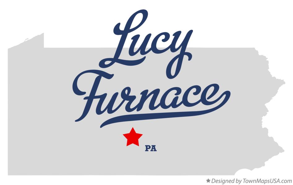Map of Lucy Furnace Pennsylvania PA