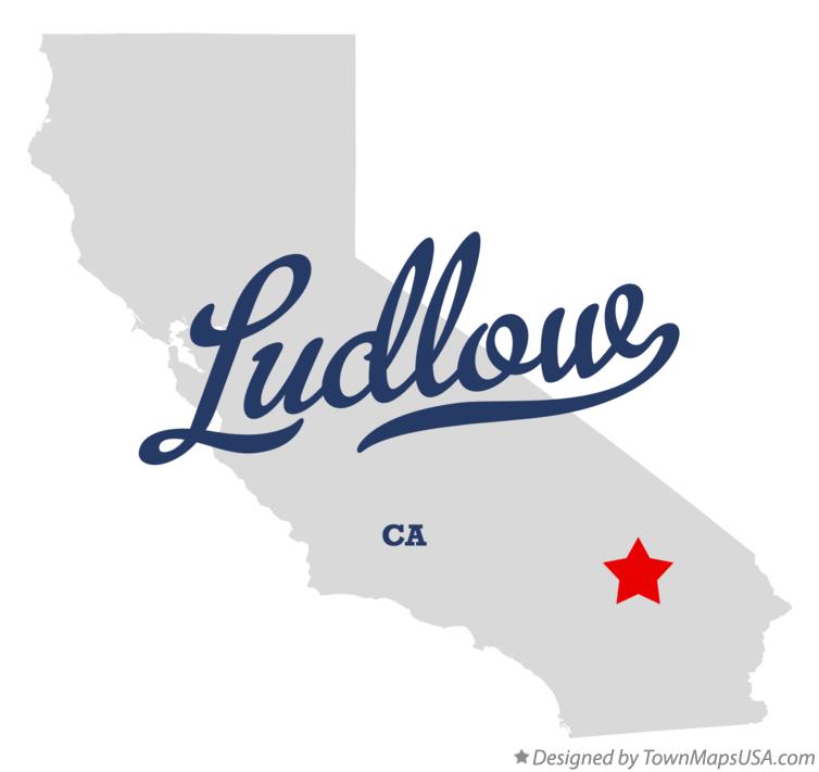 Map of Ludlow California CA
