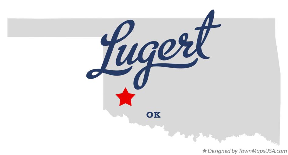 Map of Lugert Oklahoma OK