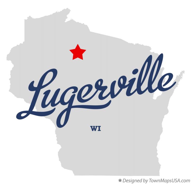 Map of Lugerville Wisconsin WI