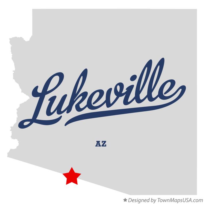 Map of Lukeville Arizona AZ