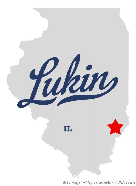 Map of Lukin Illinois IL