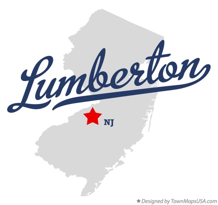 Map of Lumberton New Jersey NJ
