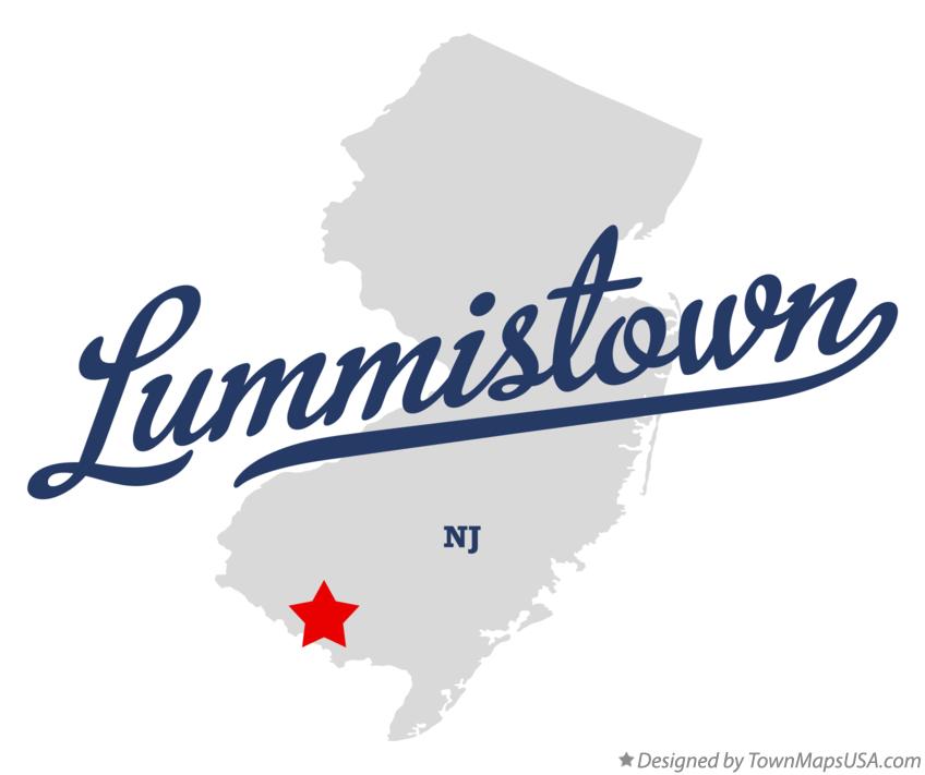Map of Lummistown New Jersey NJ