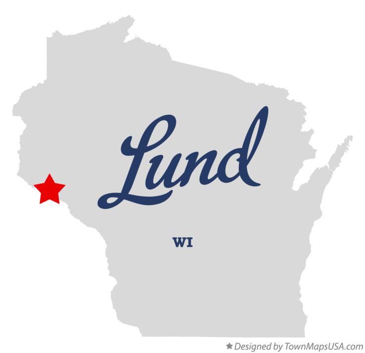 Map of Lund Wisconsin WI
