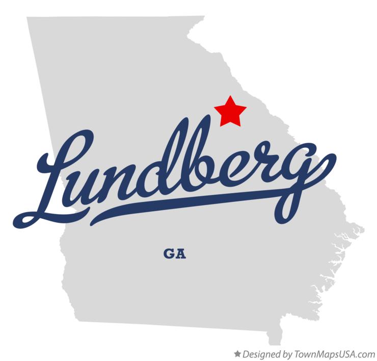 Map of Lundberg Georgia GA