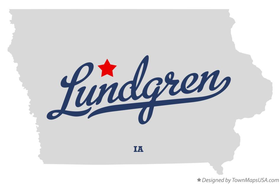 Map of Lundgren Iowa IA