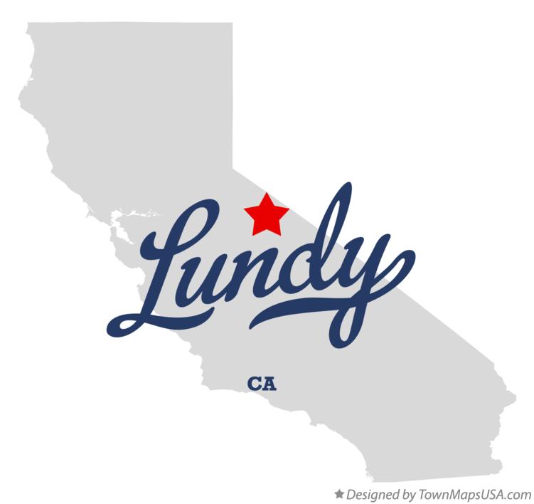 Map of Lundy California CA