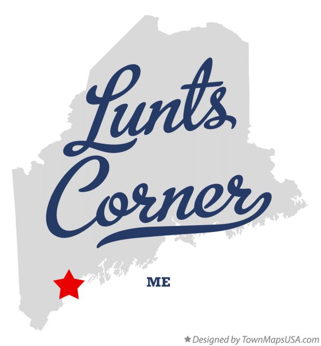 Map of Lunts Corner Maine ME