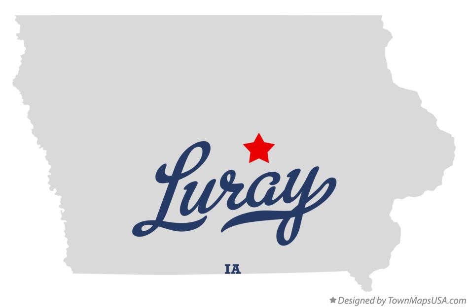 Map of Luray Iowa IA