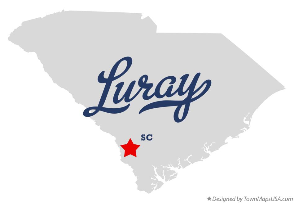 Map of Luray South Carolina SC