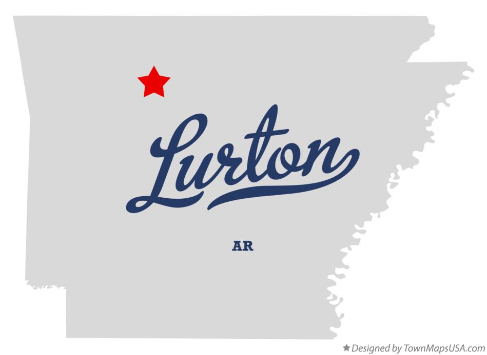 Map of Lurton Arkansas AR