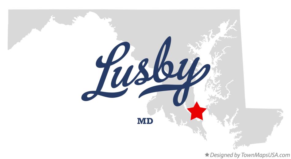Map of Lusby Maryland MD