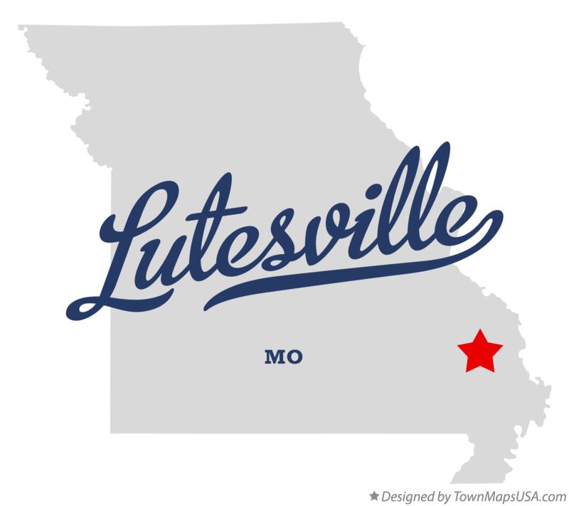 Map of Lutesville Missouri MO