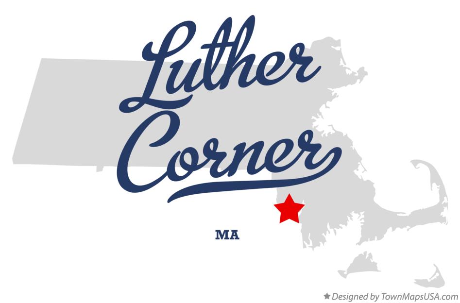 Map of Luther Corner Massachusetts MA