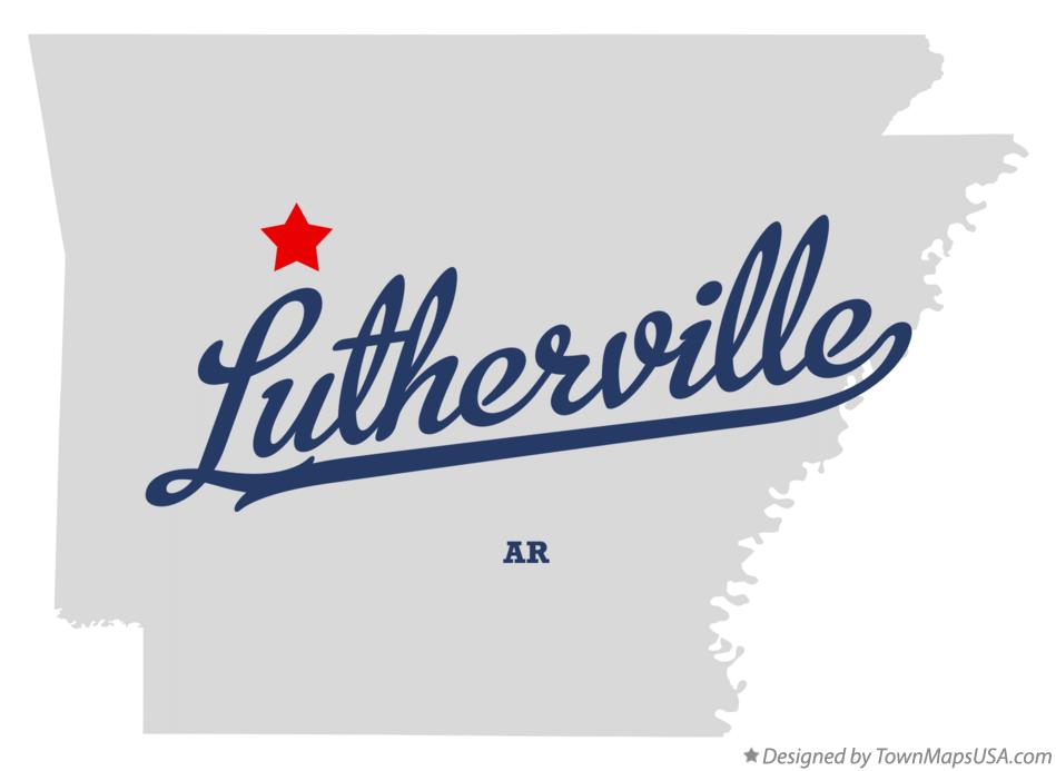 Map of Lutherville Arkansas AR