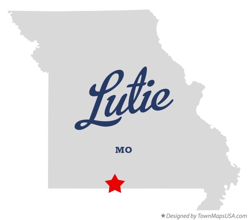 Map of Lutie Missouri MO