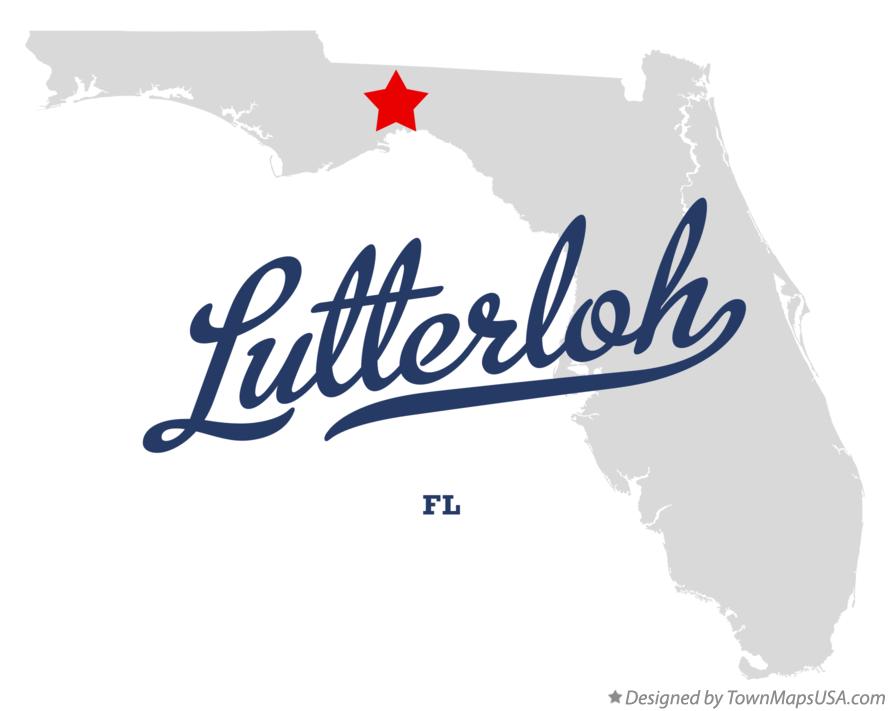 Map of Lutterloh Florida FL