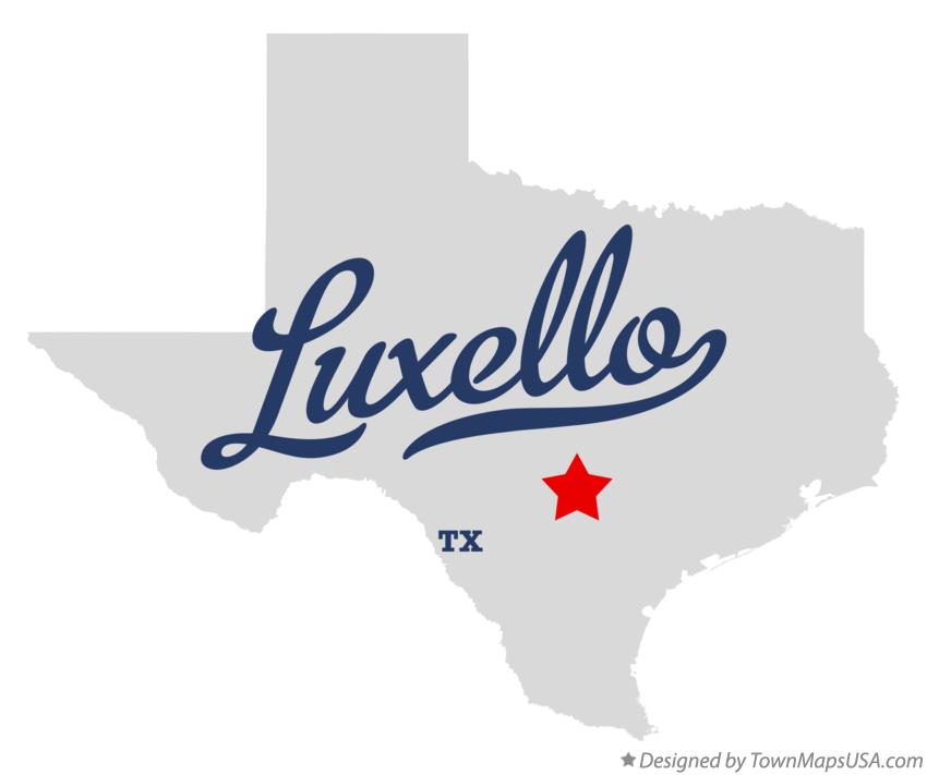 Map of Luxello Texas TX