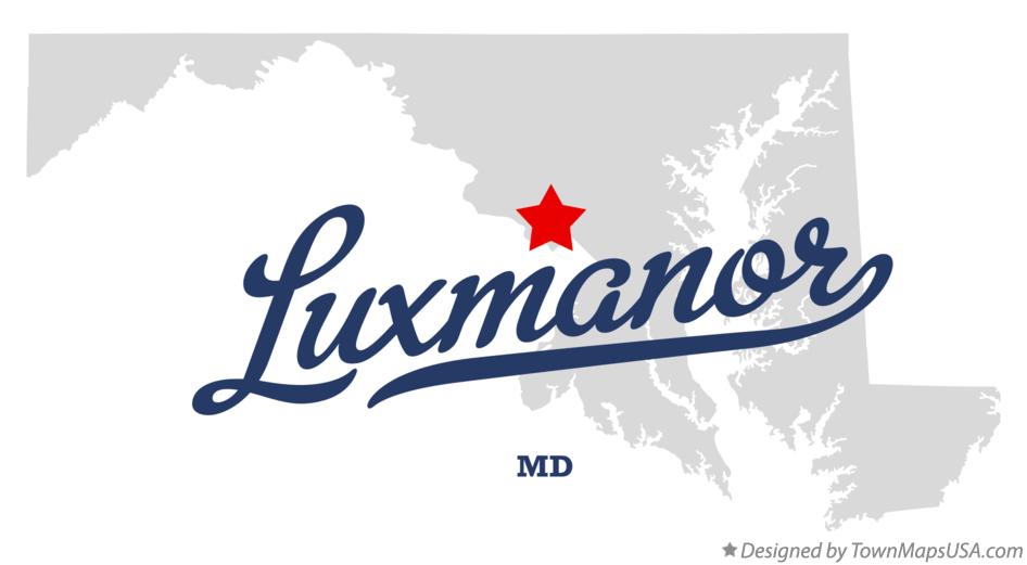 Map of Luxmanor Maryland MD