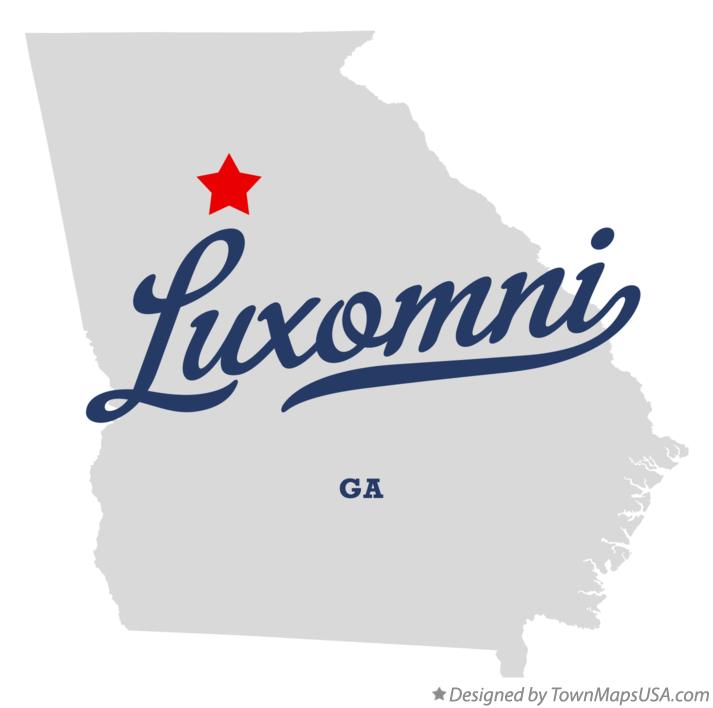 Map of Luxomni Georgia GA