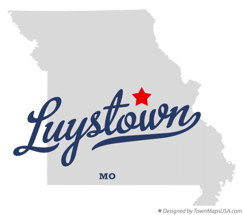 Map of Luystown Missouri MO
