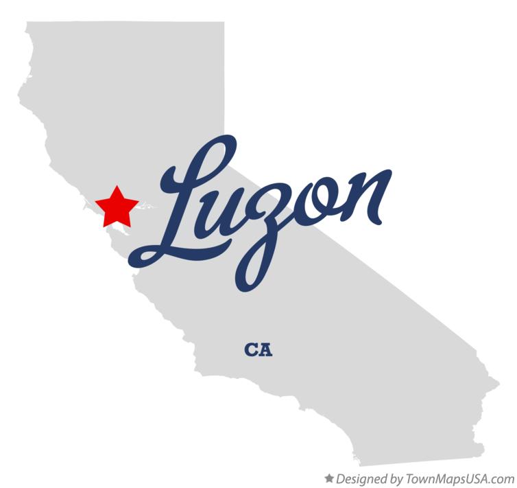 Map of Luzon California CA