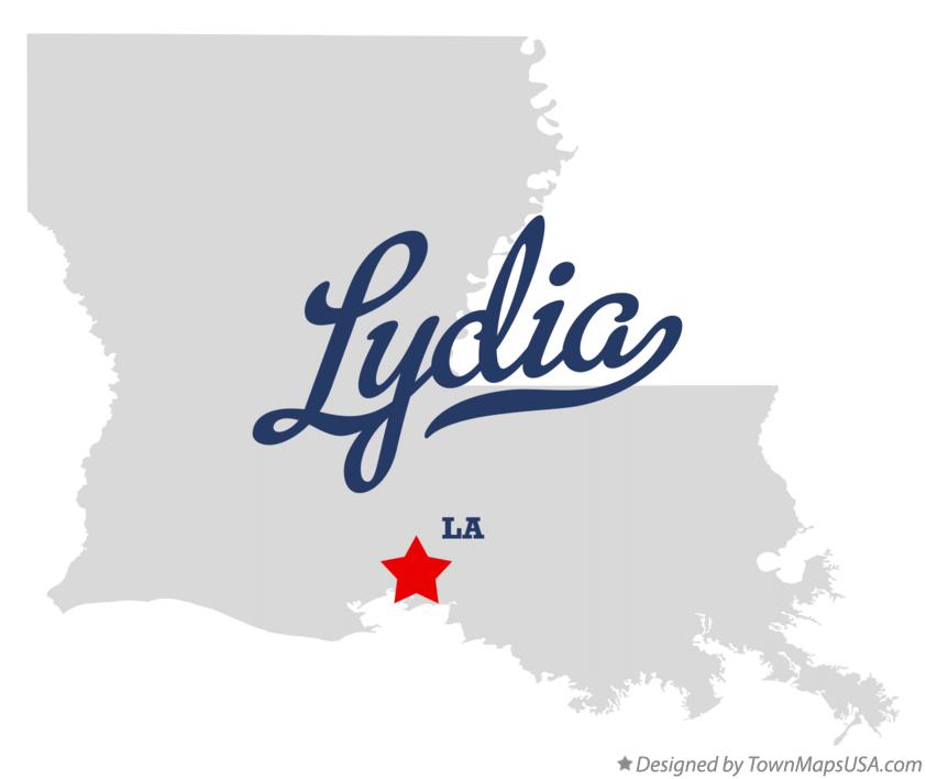 Map of Lydia Louisiana LA