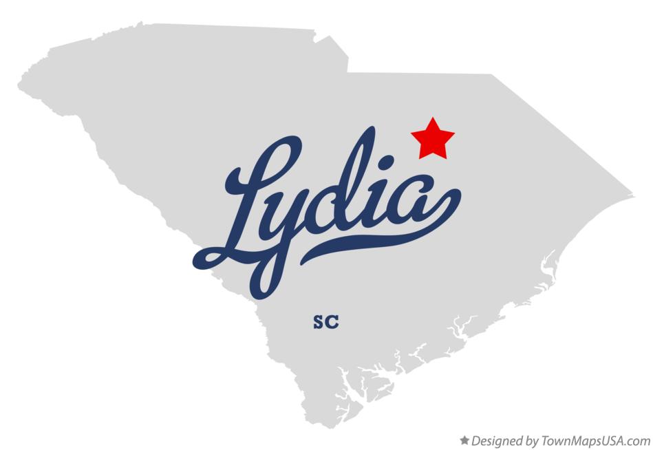 Map of Lydia South Carolina SC