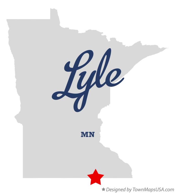 Map of Lyle Minnesota MN