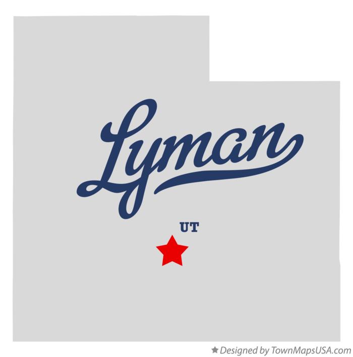 Map of Lyman Utah UT