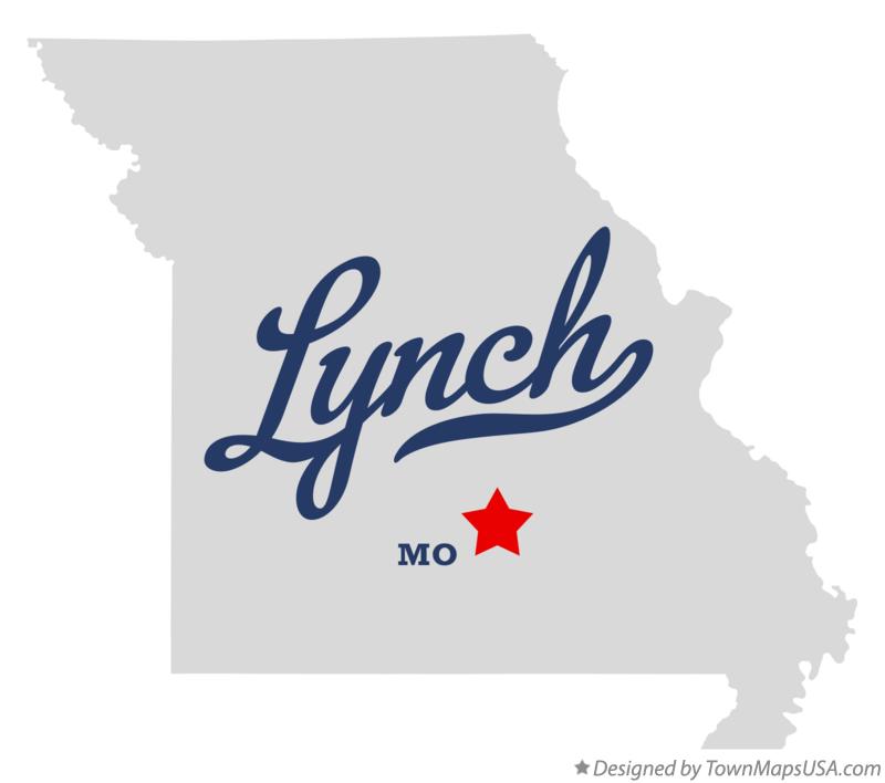 Map of Lynch Missouri MO