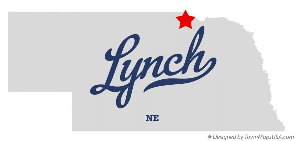 Map of Lynch Nebraska NE