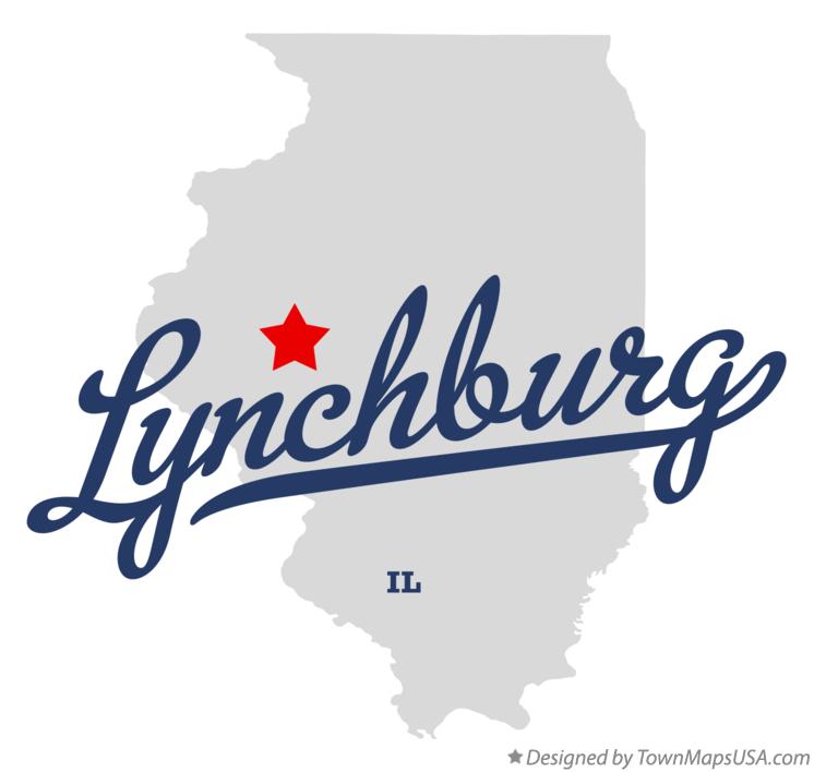 Map of Lynchburg Illinois IL