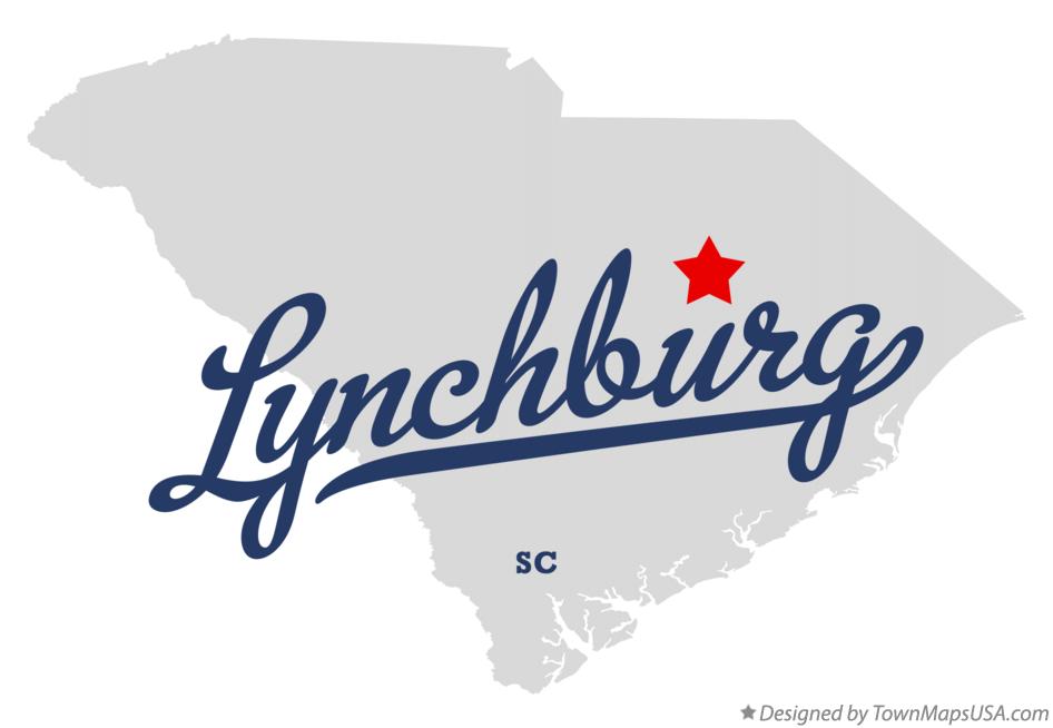 Map of Lynchburg South Carolina SC