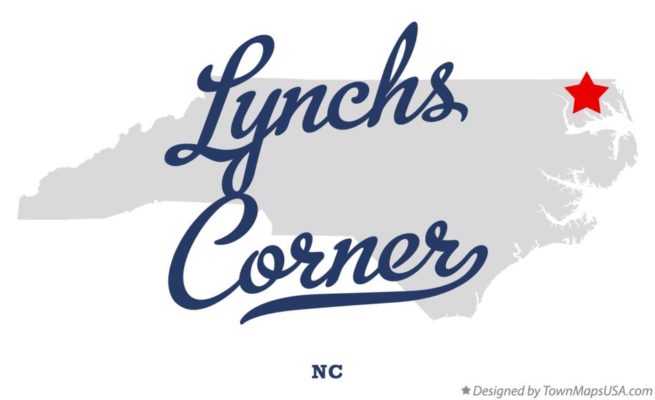 Map of Lynchs Corner North Carolina NC