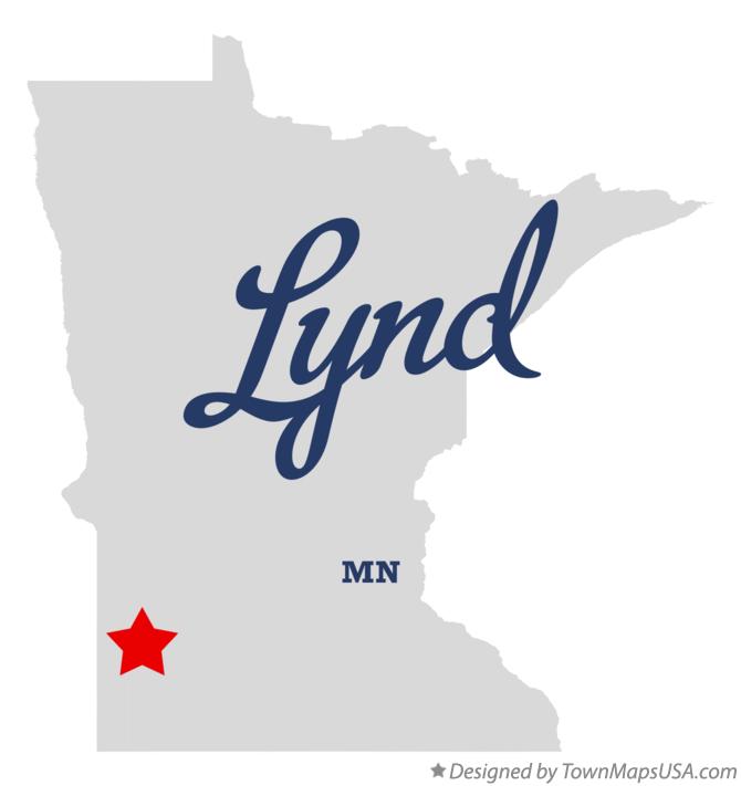 Map of Lynd Minnesota MN