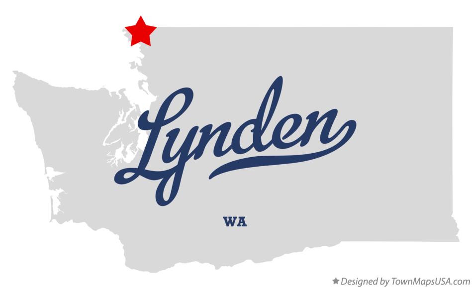 Map of Lynden Washington WA