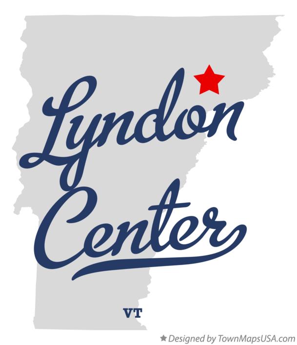 Map of Lyndon Center Vermont VT