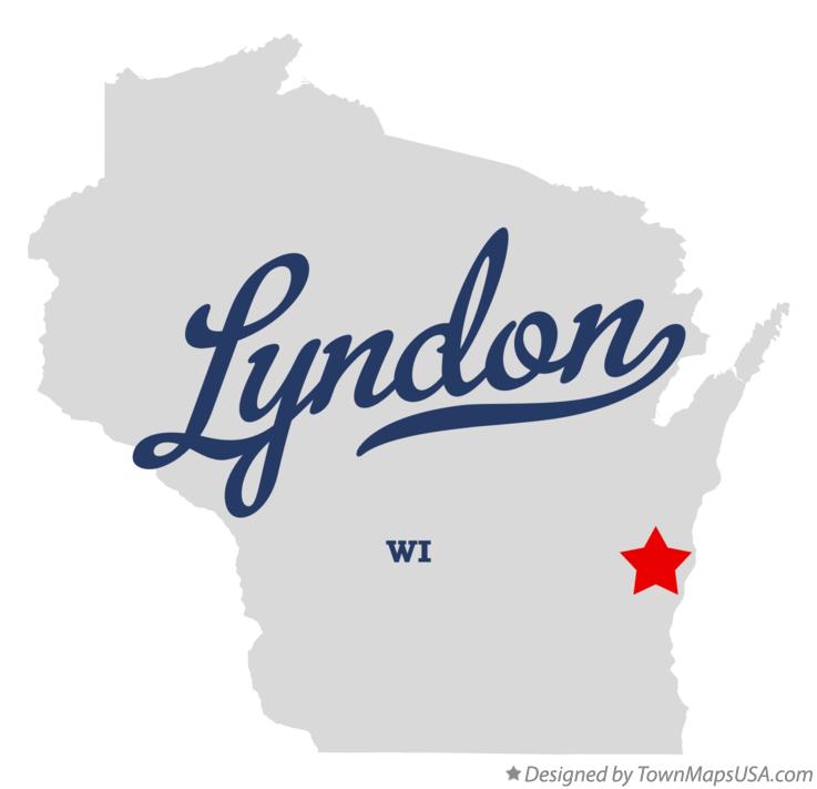 Map of Lyndon Wisconsin WI
