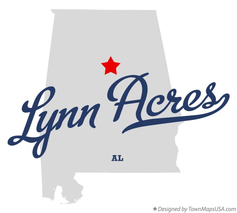 Map of Lynn Acres Alabama AL